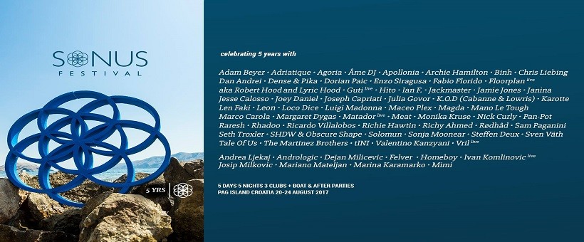 SONUS Fesztivál 2017. Full line up
