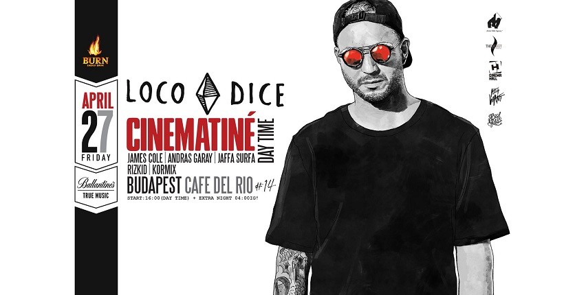Április utolsó péntekén Loco Dice miatt kell mihamarabb eldobnunk a munkát!